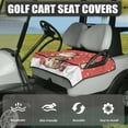 thumbnail image 3 of Yuyamidu Cute Santa Claus Golf Cart Seat Covers Christmas Club Car Seat Cushion Red Golf Cart Seat Towel with Pockets Fits for Club Car and More 2 Person Seats Golf Carts, 3 of 7
