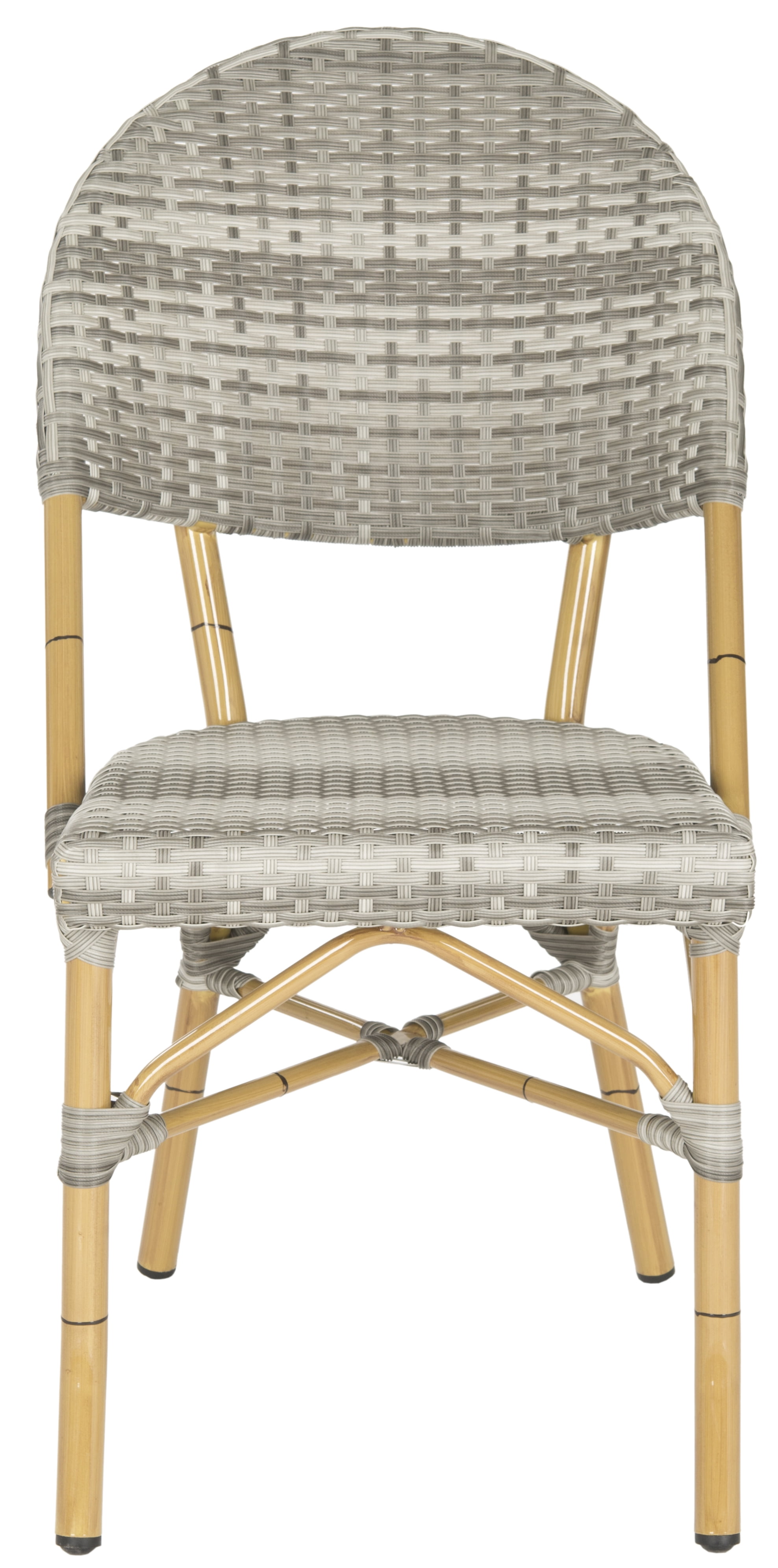 Safavieh Barrow Outdoor Patio Stacking Chair, Set of 2 - Grey
