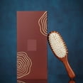 thumbnail image 5 of Hair Straightener Solid Wood Meridian Massage Comb Fluffy Curly Hair Comb Air Cushion Hair Straightening Comb Curly Hair Brush, 5 of 6