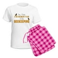 thumbnail image 5 of CafePress - Beekeeper Retirement Women's Light Pajamas - Women's Short Sleeve Print T-Shirt and Pants Light Cotton Pajama Set, 5 of 7