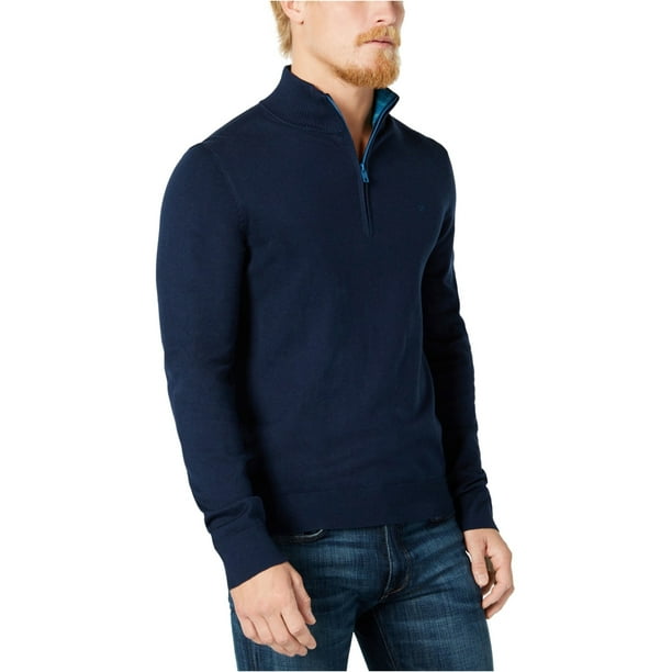 Calvin Klein sueter de temporada para hombre azul pequeno Calvin Klein Pull over Bodega Aurrera en linea