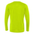 thumbnail image 3 of Performance Long Sleeve T-Shirt - Best Safety Tee for Men | Safety Green| GOLDENROW, 3 of 6