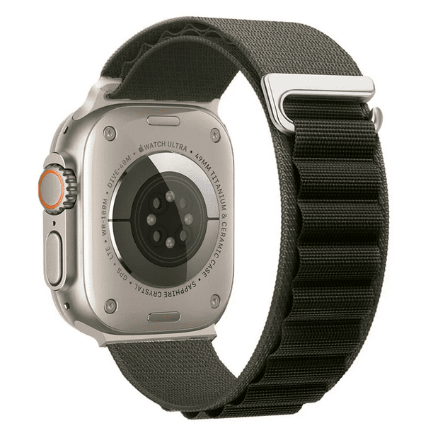 Correa De Nylon Alpine Unisex M / L 42 / 44 / 45 / 49 mm Para Apple Watch Ultra Compatible Con Serie 8 / 7 / 6 / 5 / 4 / 14