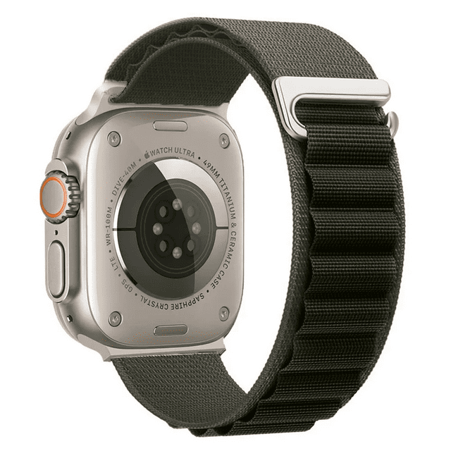 Correa De Nylon Alpine Unisex M / L 42 / 44 / 45 / 49 mm Para Apple Watch Ultra Compatible Con Serie 8 / 7 / 6 / 5 / 4 / 14