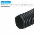 thumbnail image 3 of Unique Bargains EVA Flexible Vacuum Cleaner Hose, 45 mm Outer Diameter 1M Length Dust Collection Hose Black, 3 of 5