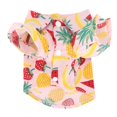 thumbnail image 1 of Dog Fruit Print Shirt Breathable Cool Fashionable Cute Pet Clothes for Spring Summer L, 1 of 1