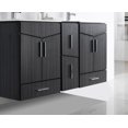 thumbnail image 2 of Imaginations Américaines  58 pouces W Vanity Base Set  Gris, 2 of 9