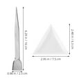 thumbnail image 2 of BALAHAPY 1Jgo Bandejas Plásticas De Clasificación Triangular Con Pinzas De Acero Inoxidable Para Joyería, 2 of 8