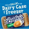 Lender’s Refrigerated PreSliced Onion Bagel, 6 Bagels per Bag, 17.1 oz
