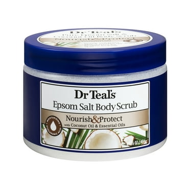 Dr Teal's Epsom Salt Nourish & Protect Body Scrub, 16 oz
