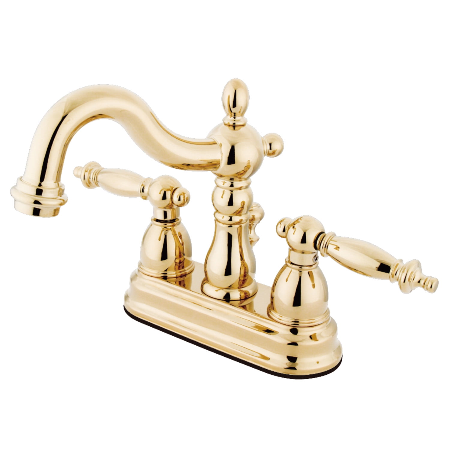 Kingston Brass KS1602TL 4Inch Centerset Lavatory Faucet, Polished