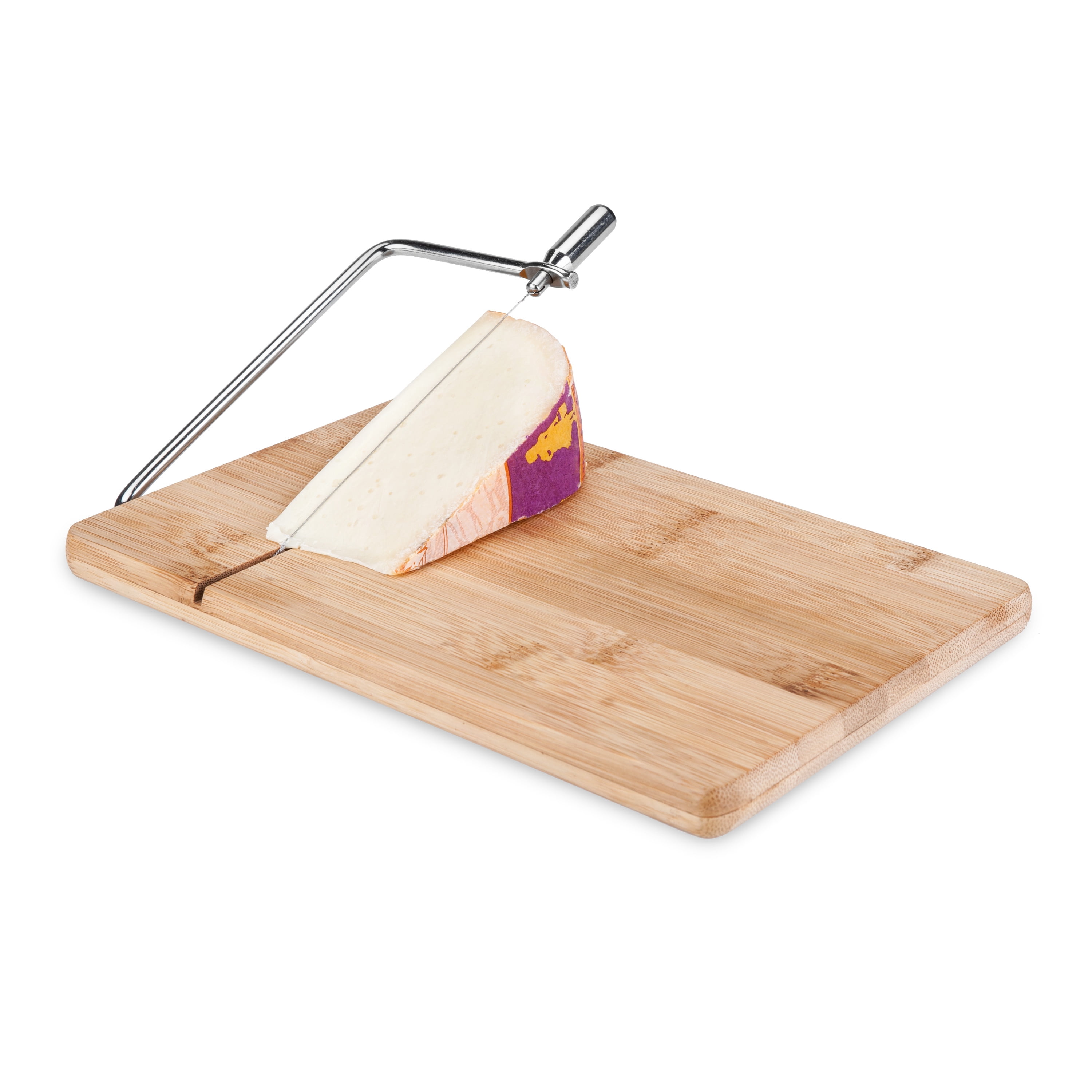 True WireSlice Bamboo Cheese Slicing Board, Bamboo Wood with Built-In ...