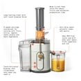 thumbnail image 4 of Beautiful 5-Speed 1000W Electric Juice Extractor with Touch Activated Display, White Icing by Drew Barrymore, 4 of 11