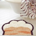 thumbnail image 4 of PEIBang Cat Paw Bath Mat,Cute Pet Paw Shaped Non Slip Bathroom Rug,Soft and Absorbent Mat for Home Bathroom Bedroom Living Room Decor, 4 of 6