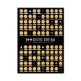 thumbnail image 1 of La aventura Chanllege 100 Love Valentine's Present Fates Date Scratch off Cartel Hermosos iconos en bolsas Paquete para amantes adultos Base negra kenally HA028200-01, 1 of 7