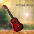 thumbnail image 4 of Mini guitarra portátil de 21 pulgadasukelele de madera de 6 cuerdasjuguetes de aprendizaje para niños Ndcxsfigh Nuevos Originales, 4 of 8
