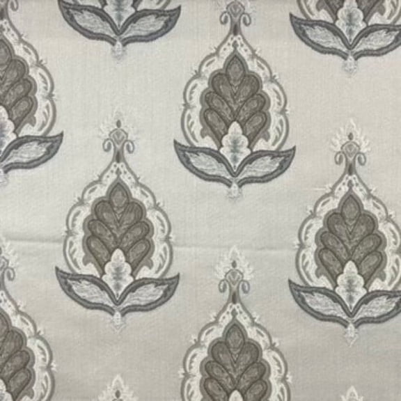 Decora Furnishings 54 Inches Heavy Furnishing Fabric Woven Jacquard Motif Design By The Yard Beige/Brown