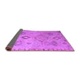 thumbnail image 2 of Ahgly Company Indoor Round Persian Purple Traditional Area Rugs, 4' Round, 2 of 4