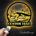 thumbnail image 2 of Handmadetneonsign Custom Komodo Dragon Metal Wall Art LED Light - Personalized Lizard Name Sign Home, 2 of 5