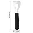 thumbnail image 3 of Oleegame 2PC Tin Foil Roll Creative Stainless Steel Butter Cutter Stainless Steel Cheese Cheese Four Corner Slicer Scraper Butter Cutter Black, 3 of 4