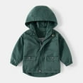 thumbnail image 2 of MEZZALL Boys Windbreaker Jacket For Kids Lightweight Hooded Zipper Coat Outdoor Casual Long Sleeve Solid Color School Jackets Tops For Boys Toddler Daily Wear Trendy / 4-5 Years, 2 of 3