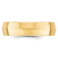 thumbnail image 3 of Primal Gold 14 Karat Yellow Gold 6mm Knife Edge Comfort Fit Band Size 13, 3 of 9