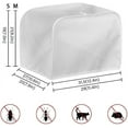 thumbnail image 6 of UNICEU Coffee Pattern Toaster Cover, Quilted Toaster Cover Fits for Most Standard 4 Slice Toasters Kitchen Small Appliance Cover, 6 of 12