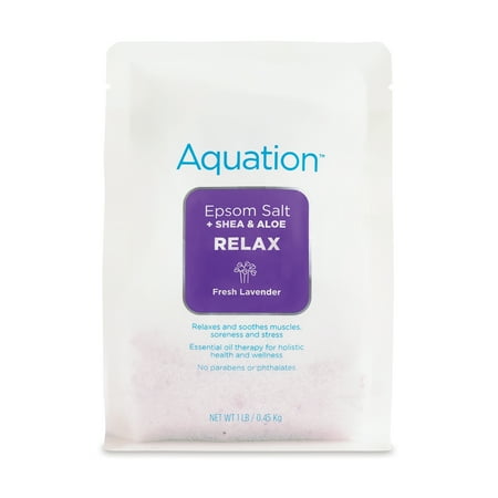 Aquation Epsom Salt Fresh Lavender 1LB Bag