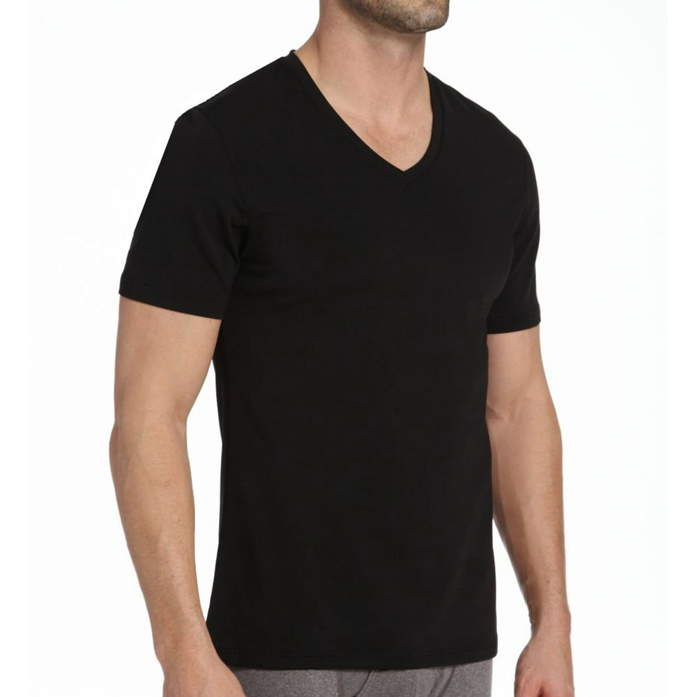 Naked - Men's Naked MFSV Silver V-Neck T-Shirt (Black XL) - Walmart.com ...