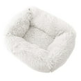 Labakihah Fluffy Dog Cat Bed Self Warming Pet Cushion Machine Washable Puppy Beds Soft