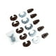 thumbnail image 4 of Kit de rieles para cajones, cinco juegos, piezas de reparación de cajones fáciles de instalar para sistemas de cajones de mesitas de noche y tocadores, 4 of 9