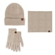 thumbnail image 1 of Gorro de invierno, bufanda, guantes con pantalla táctil, conjunto para hombres y mujeres, 1 of 5