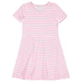 thumbnail image 4 of Btween Girls Dresses 3 Pack Short Sleeve Skater, Tiered & Ruffle Sleeve Dresses, Soft Brushed ITY Fabric, 4 of 5