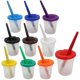 thumbnail image 4 of Pincel de 10 colores de plástico anti-vertido taza de lavado pincel de aceite para niños graffiti pincel de pintura de cerdas de cerdo de 10 colores taza de color, 4 of 6