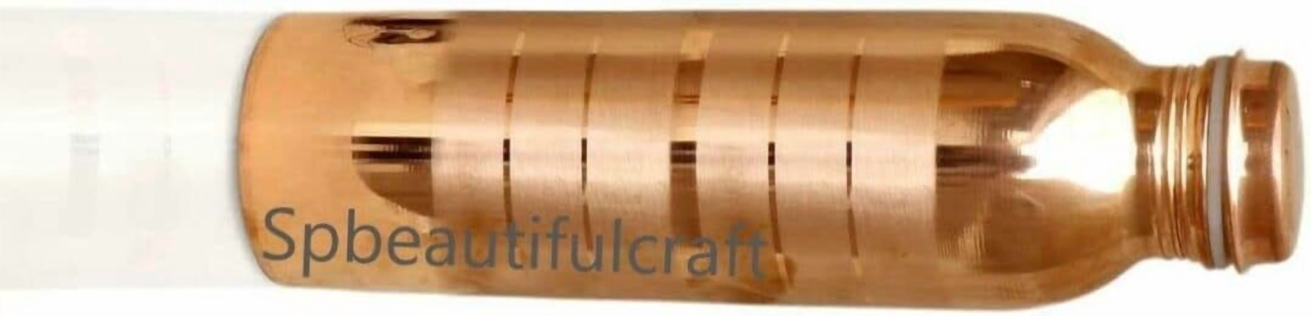 HRS INDIA Copper Water Bottle Silvertouch Finish Water Vacuum Flask Health Benefits 1 Ltr