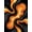 Orange And Black, Pattern 12, variant on ODIKA 8'x10' Washable Area Rug Orange Abstract Mid Century Arches Muted Accents, Symmetrical Minimalist Design for Dining Room, Large Office, Lounge, Non-Slip Chair-Friendly Mat