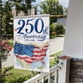 thumbnail image 4 of JLFNYA 250 Anniversary USA Flag, 12x18 Inches Double Sided Patterns Garden Flag, USA 250th Anniversary Garden Flag, Home Decor Farm Lawn Yard Outdoor Decoration, 4 of 6