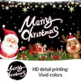 thumbnail image 4 of 20x10ftMerry Christmas Backdrop Decorations, Winter Santa Claus Snowflake Reindeer Banner Indoor for Xmas Holiday Party Photo, Decoration Supplies for Home School Office Photo Booth Portrait Props, 4 of 5