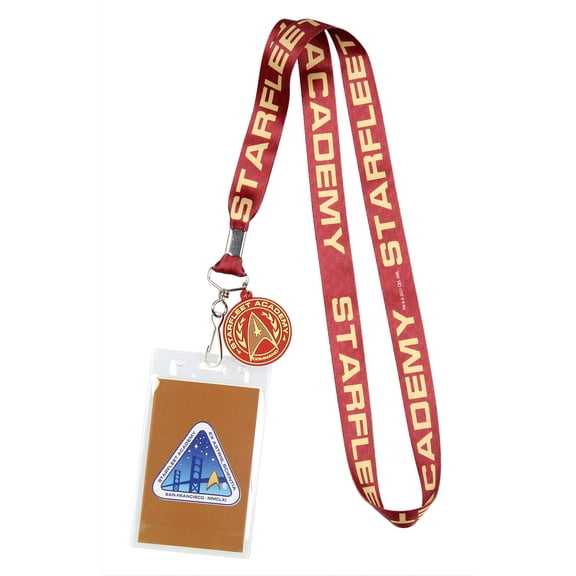 Star Trek Starfleet Academy Command ID Badge Holder Key Lanyard