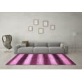 thumbnail image 3 of Ahgly Company Indoor Rectangle Abstract Pink Modern Area Rugs, 7' x 10', 3 of 4