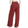 thumbnail image 5 of Sakmal Sweatpants for Women Plus Size Wide Leg Fleece Lined Boyfriend Pants Solid Running 30" Inseam Sweatpants for Women XL, 5 of 9