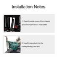 thumbnail image 4 of PCIE to USB Expansion Card 6 USB 2.0 15-pin SATA 480Mbps 12Mbps 1.5Mbps Internal Hub for Desktop PC for Windows, 4 of 4