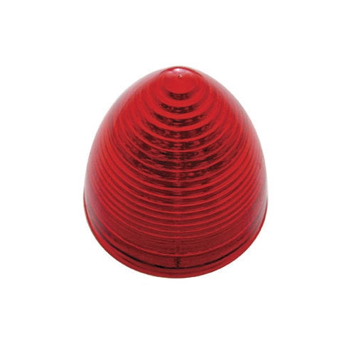 Red 2.5" Round 13 LED Truck Trailer Bus Semi RV Side Marker Clearance Light Kit