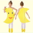 thumbnail image 3 of Faraee Toddler Boys Girls Fashion Show Clothing Fruits Vegetables Romper Hat Socks 3Pcs Dressing up Outfit Fancy Dress Clothes for Kindergarten School Performance 2-16 Years Yellow, 3 of 9