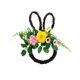 thumbnail image 2 of Decoración del hogar: Cuadro colgante, guirnalda, corona con forma de conejito de Pascua, adecuada para colgar en la puerta principal, escaparate o decoración general de Pascua/primavera. Incluye laz, 2 of 6