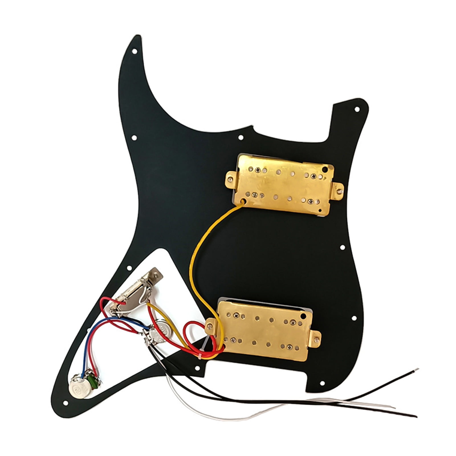 Electric Guitar Board Guitars Pickguard 3Ply PVC Electric Guitar Board Pickguard Pickups with HH Pickup Loaded Prewired