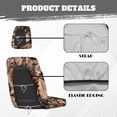 thumbnail image 6 of KUIFORTI Brown Camouflage UTV Seat Covers Seats Cover with Headrest Covers Polyester Full Protection Rhino UTV Accessories Compatible with Rhino 700 660 450 2004-2021, 6 of 7