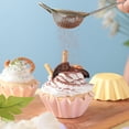 thumbnail image 3 of 50 Pieces/Set Birthday Cupcake Liners Heats Liner Flower Pattern Resistant Cake Dessert Cup Cookie Case Holder Kitchen Bakery Wrapper Baking Tool White, 3 of 9