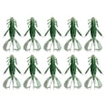 thumbnail image 2 of Yuarrent 10 Uds. De cebo de camarón, cebos de alambre de colores reutilizables realistas, artículos deportivos biónicos prácticos vivos Pescar 1#, 2 of 6