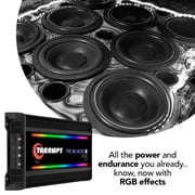 Taramps The Big Boss 5 Bass Black Monoblock RGB Effects 0.5~2 Ohms 5000 Watts Rms Multi-Impedance Digital Amplifier Car Audio System, LED Monitor Indicator, Class D, Crossover, 5k amp, Great for Subs